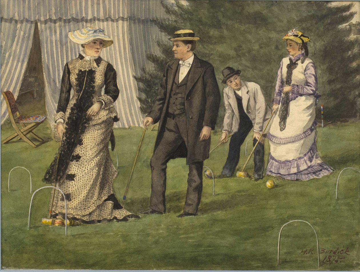 The Croquet Game by Horace Robbin Burdick