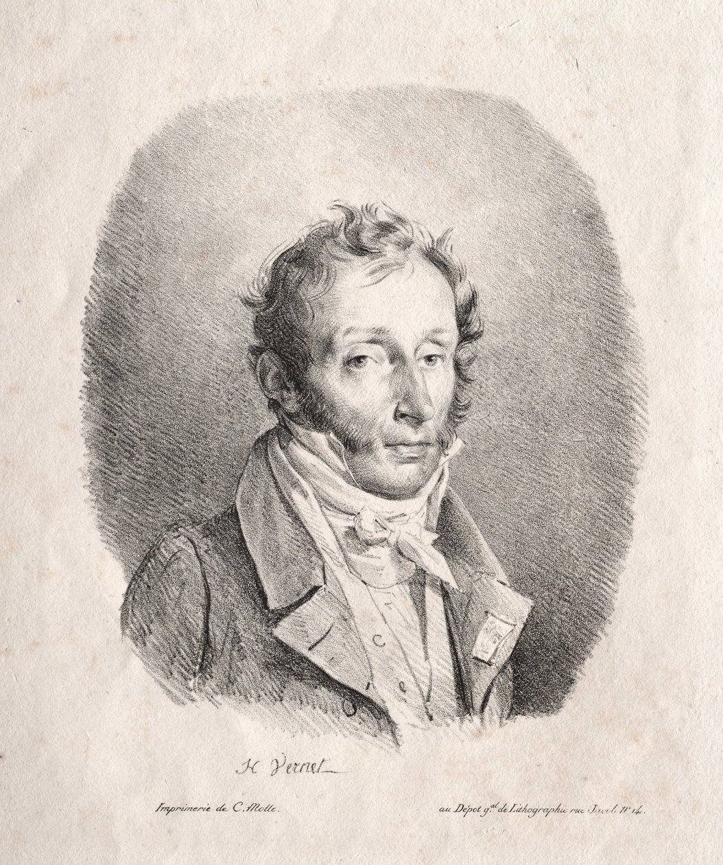 Carle Vernet by Emile Jean Horace Vernet