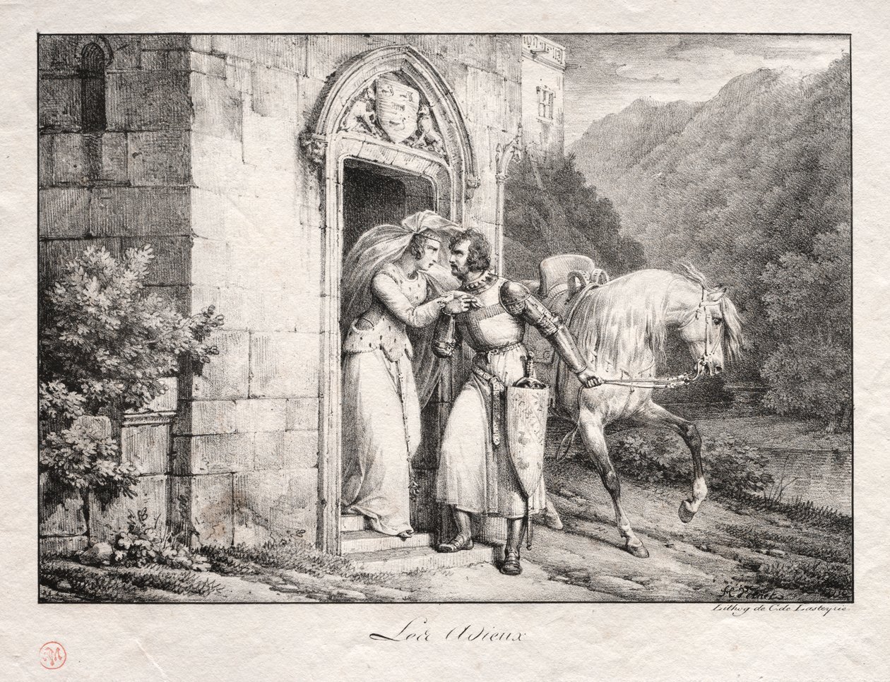 The Farewells by Emile Jean Horace Vernet
