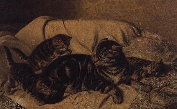 Playing with Mother by Horatio Henry Couldery
