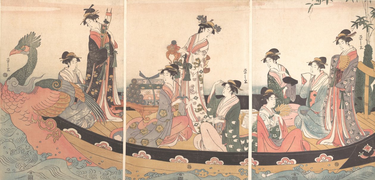 The Treasure Boat by Hosoda Eishi