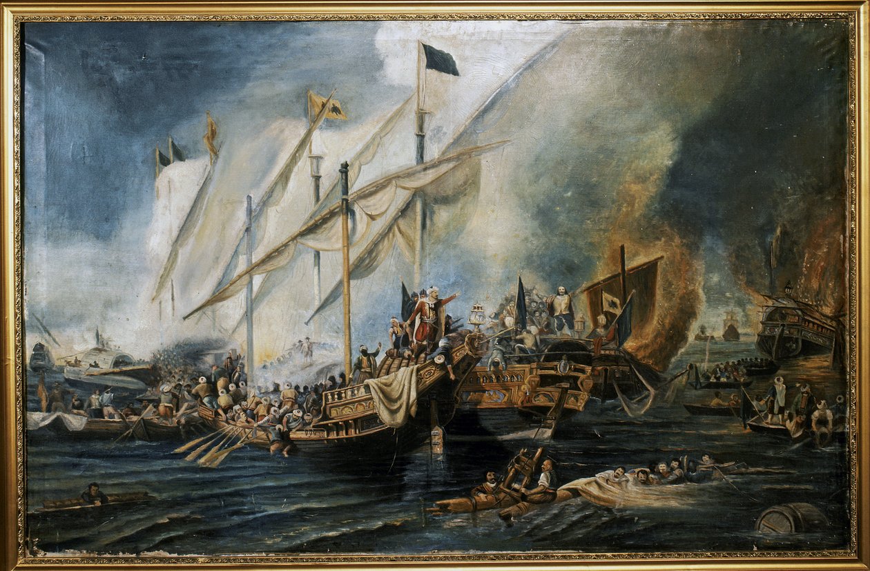 Battle of Preveza by Hovhannes Umed Behzad