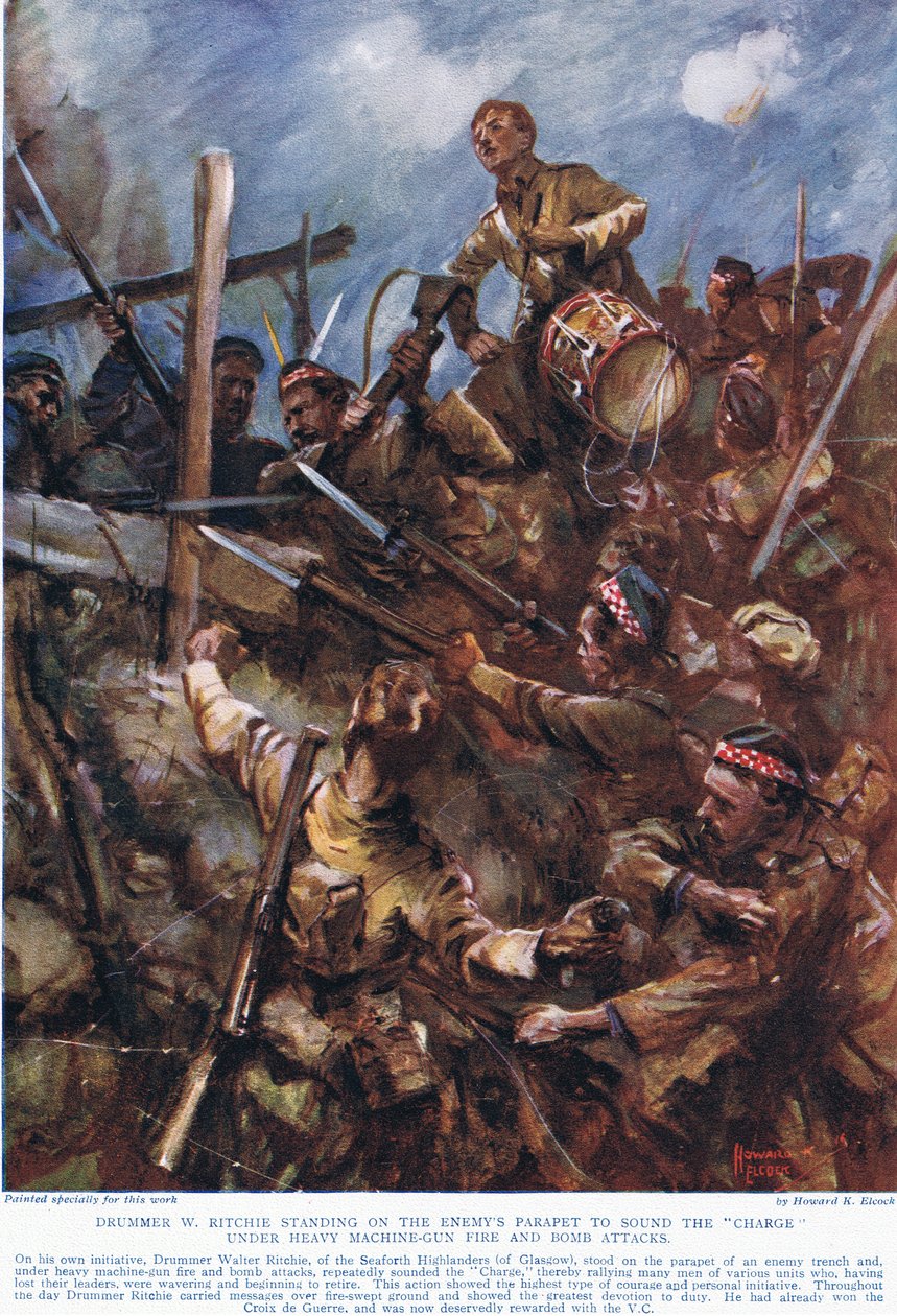 Drummer W. Ritchie Standing on the Enemy