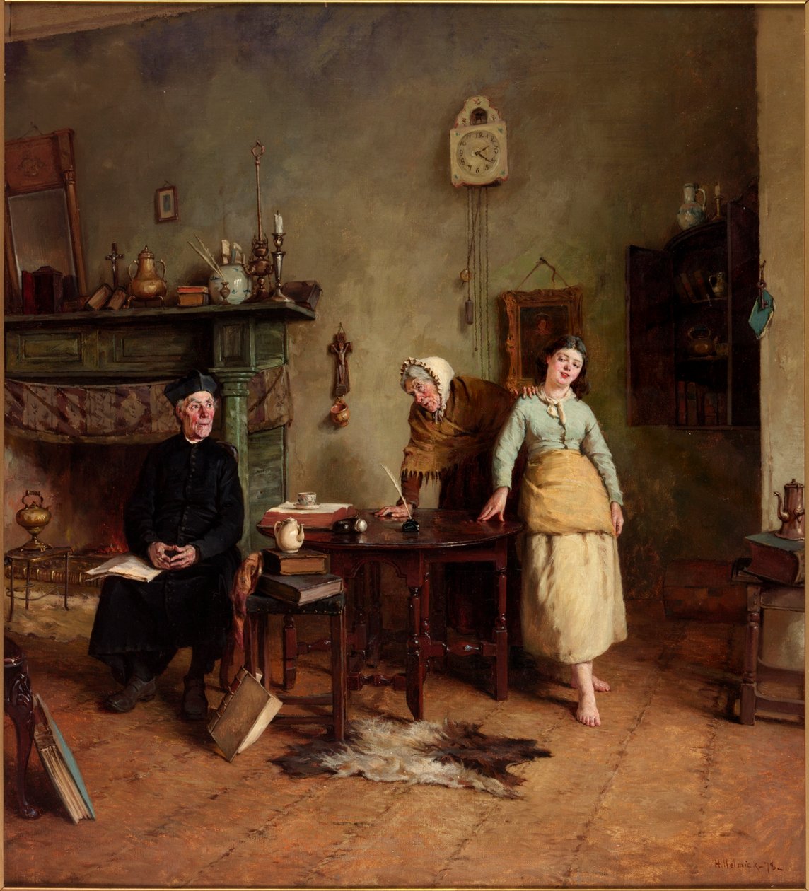 The Wayward Daughter, 1878 by Howard Helmick