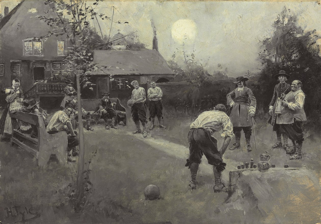 Bowling by Howard Pyle