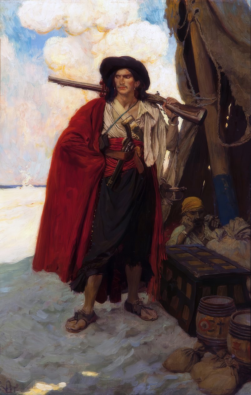 The Buccaneer Was a Picturesque Fellow by Howard Pyle