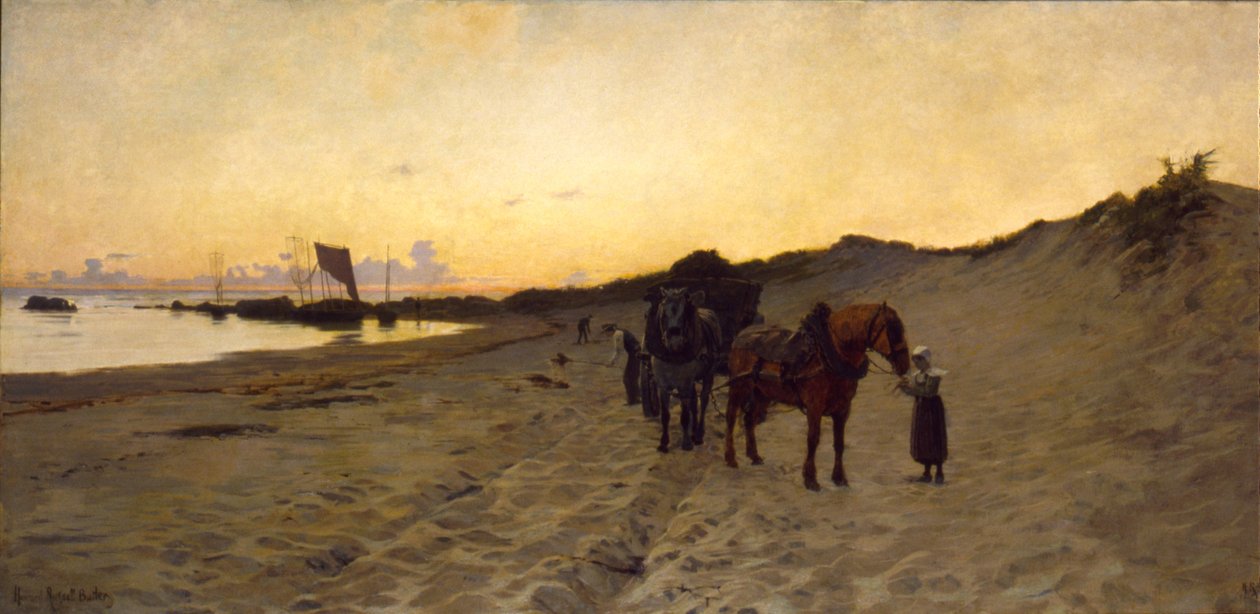 The Seaweed Gatherers by Howard Russell Butler