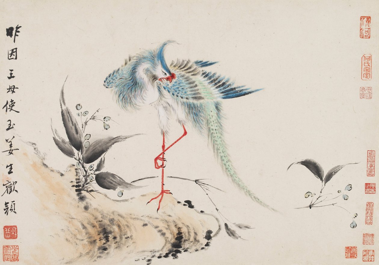 Birds and Flowers by Hua Yan