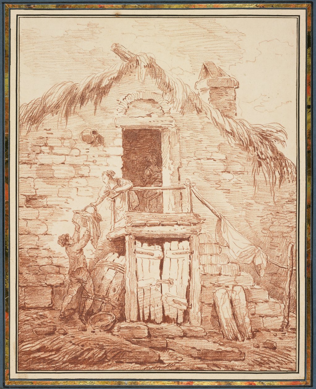A Stone Cottage, c.1774 by Hubert Robert
