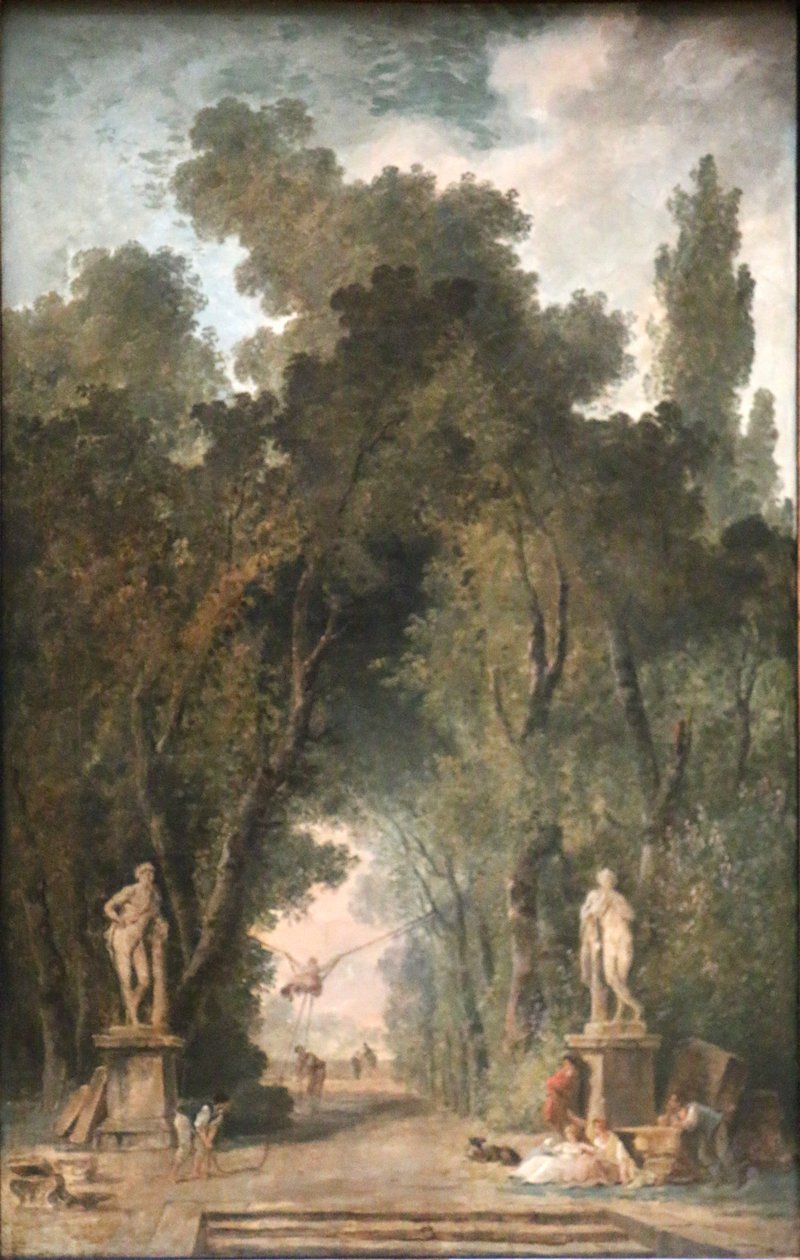 Alley in a Park by Hubert Robert