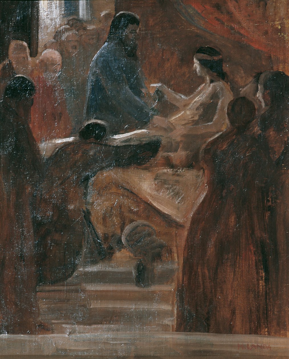 Raising of the Daughter of Jairus by Hubert Landa