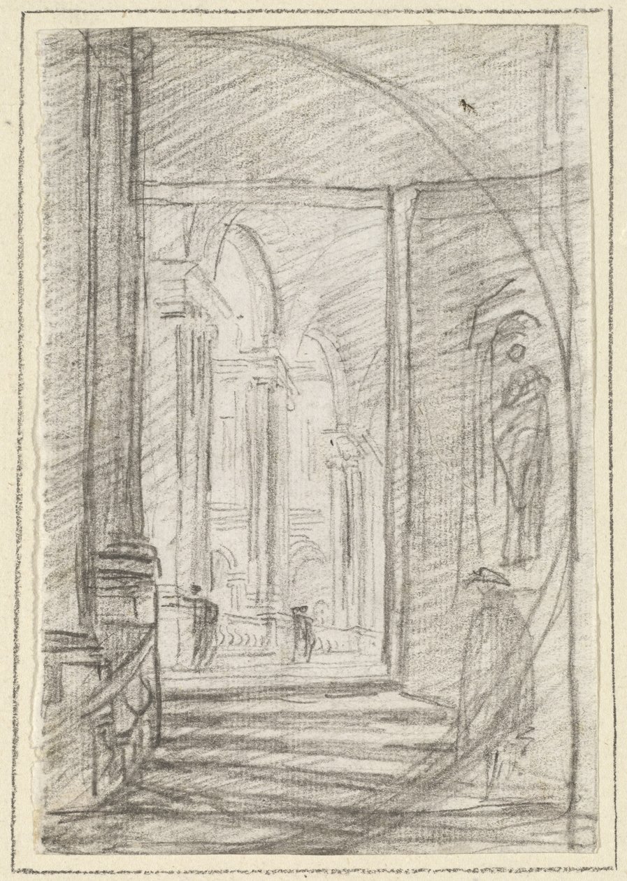 Interior of a Roman Palace by Hubert Robert