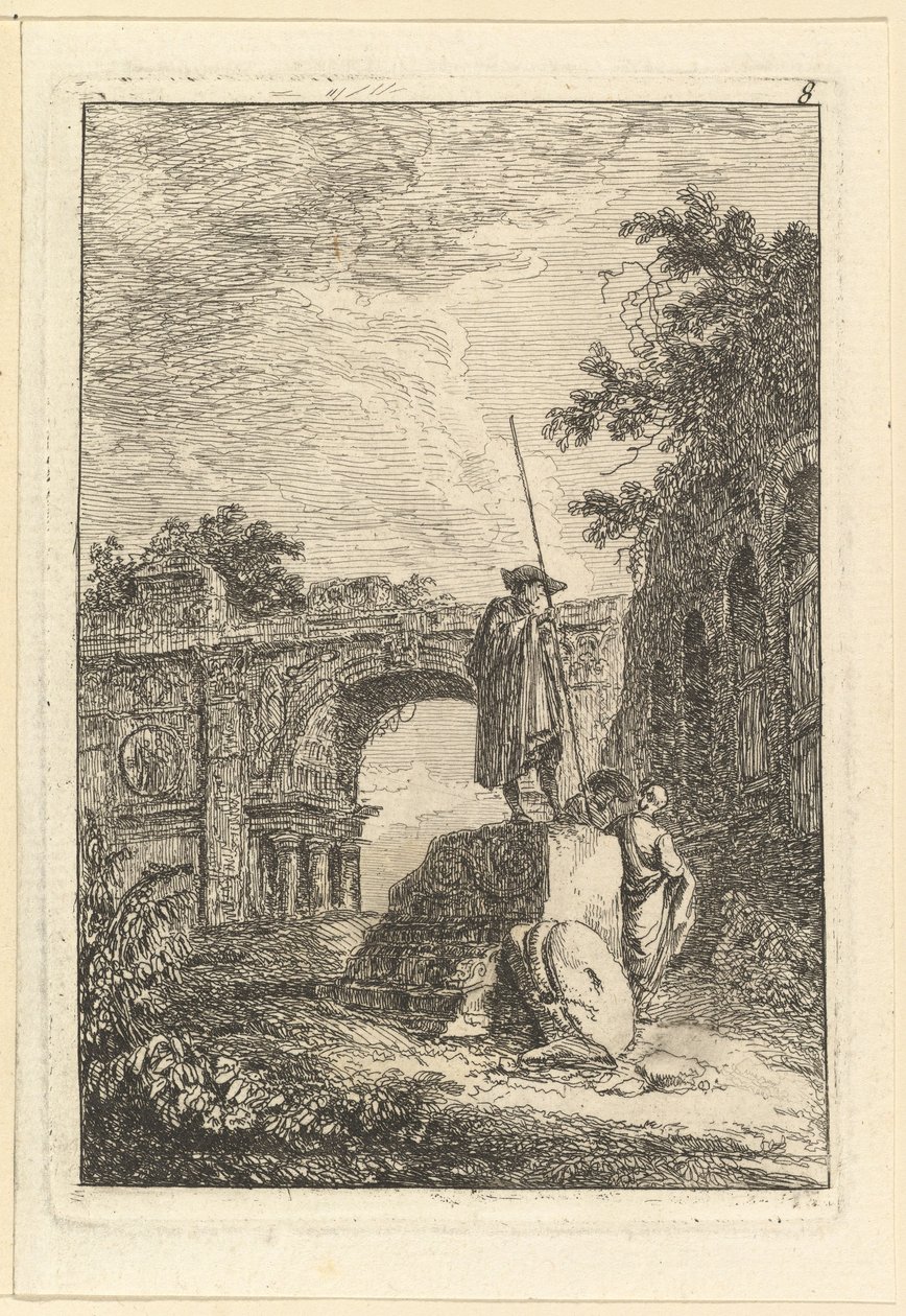 Arc de Triomphe by Hubert Robert