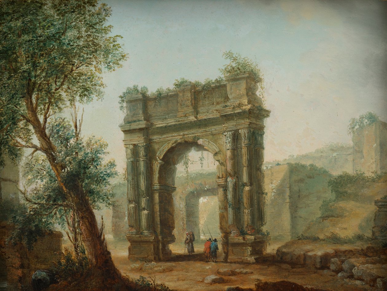 Ruined Landscape by Hubert Robert