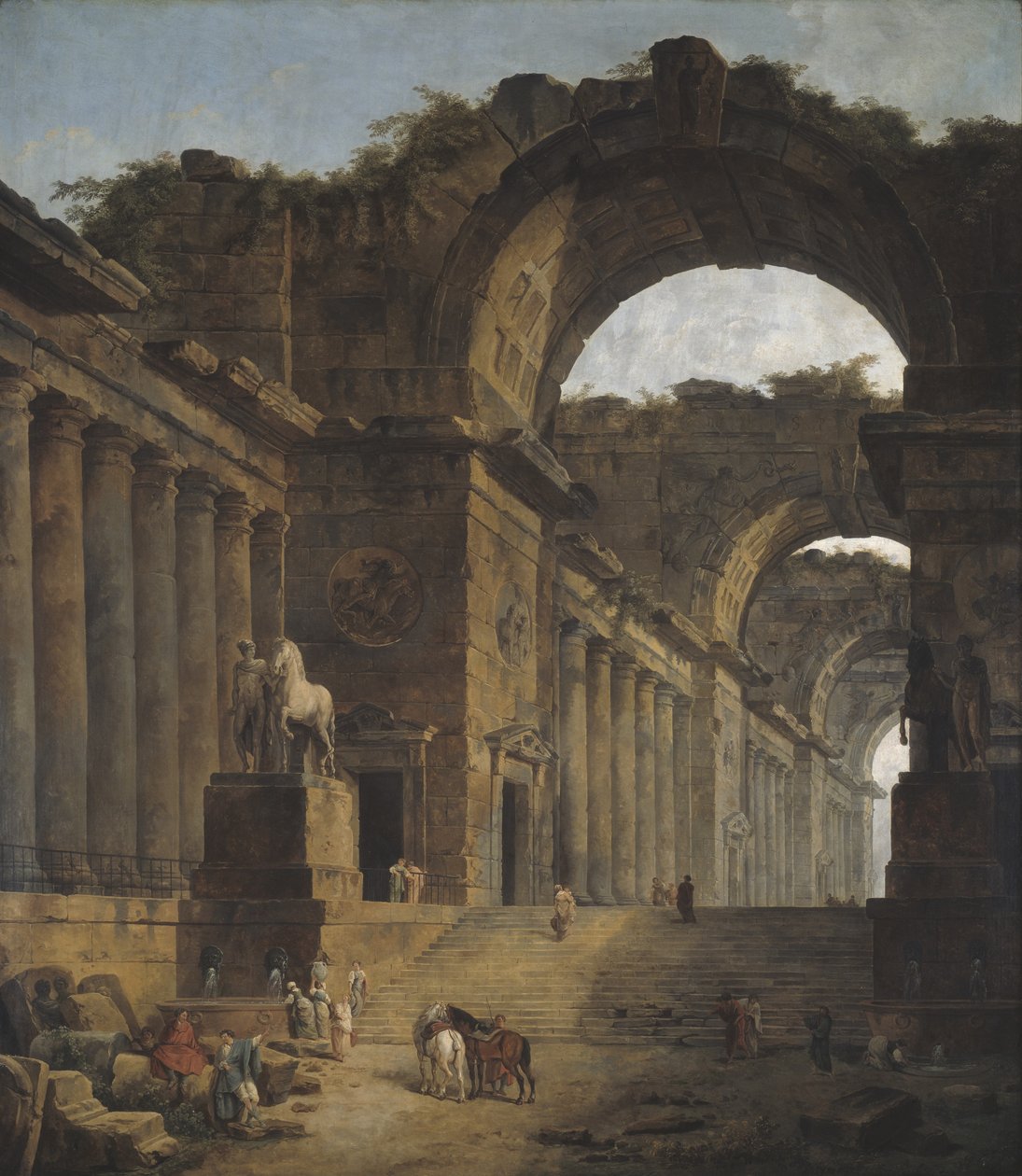 The Fountains by Hubert Robert