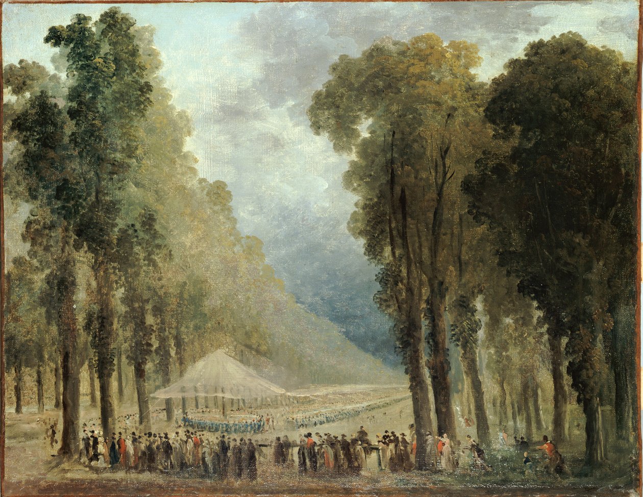 The Soldiers Banquet by Hubert Robert