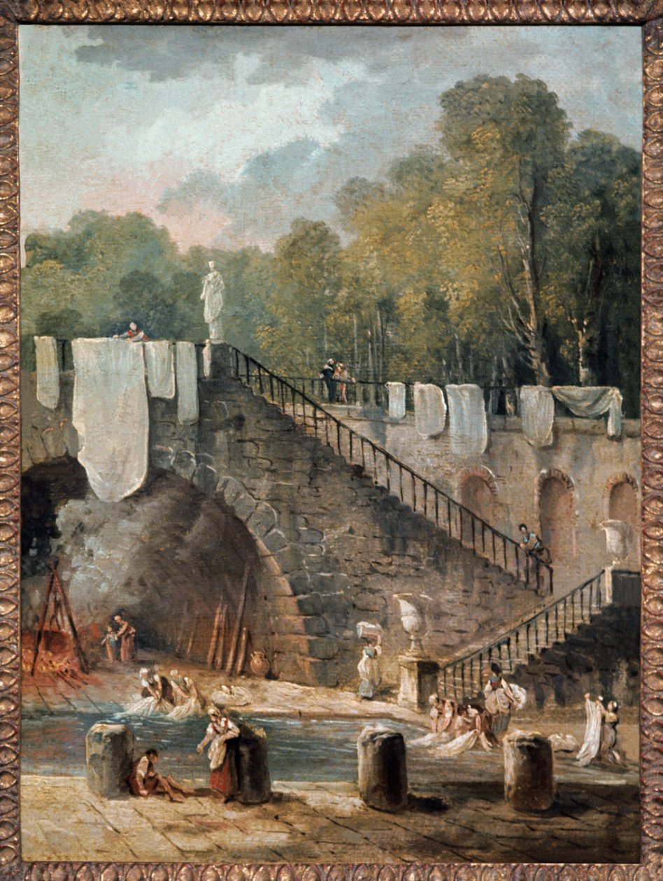 The Wash by Hubert Robert
