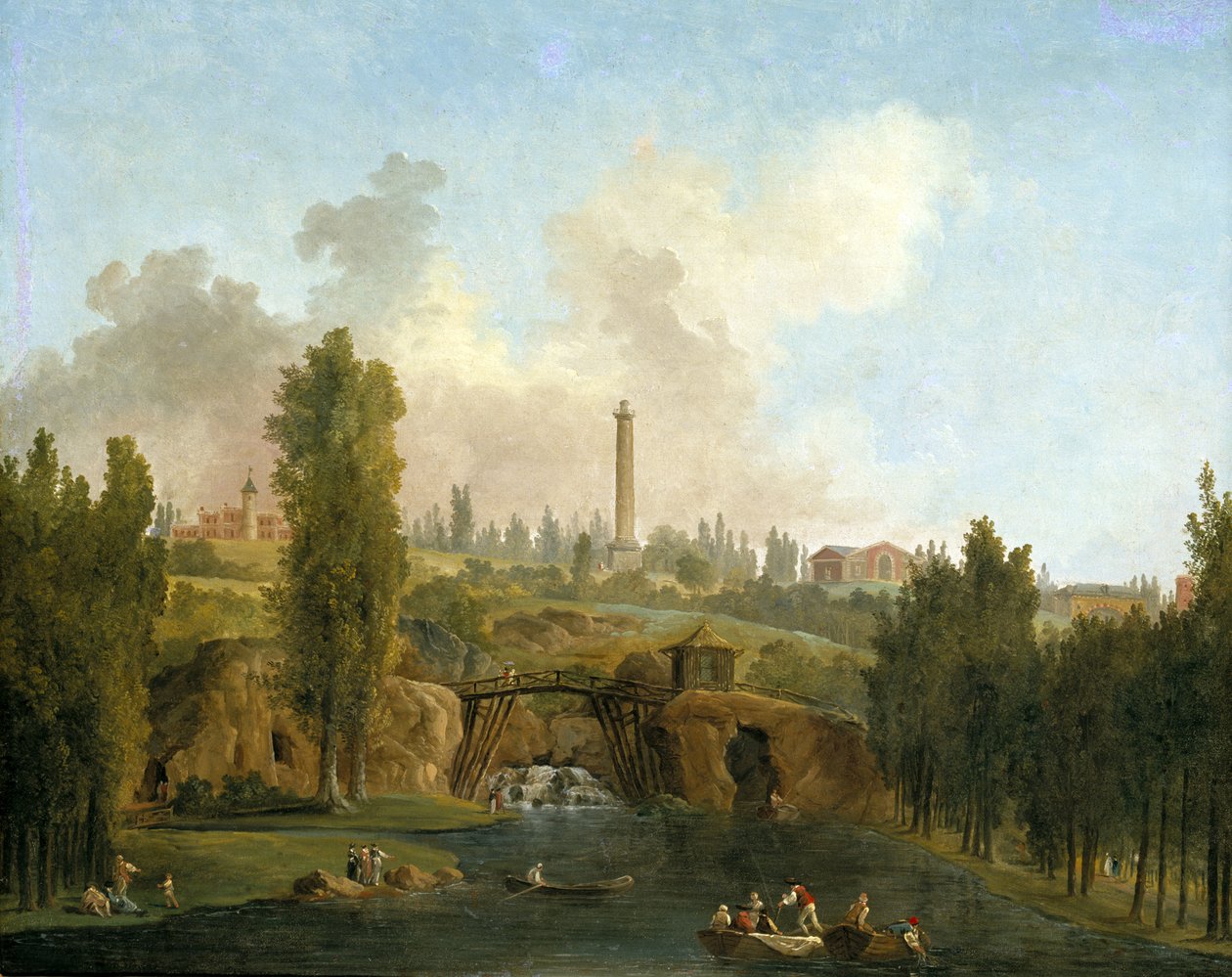 View of the Park of Méréville by Hubert Robert