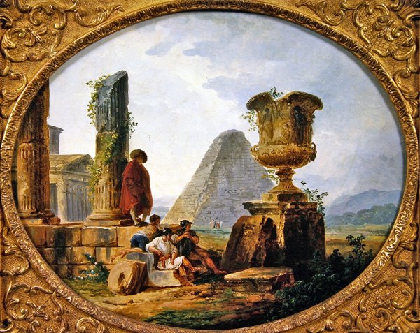 Warriors Resting by Hubert Robert