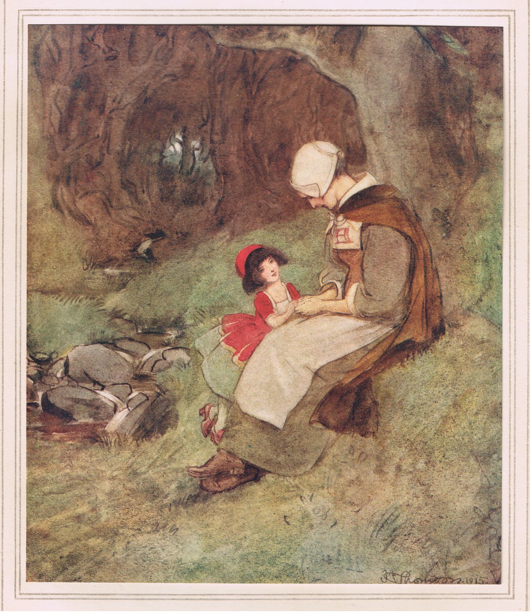 What does this sad little brook say, Mother by Hugh Thomson