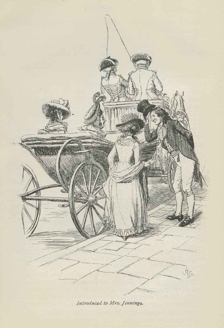 Introduced to Mrs Jennings by Hugh Thomson