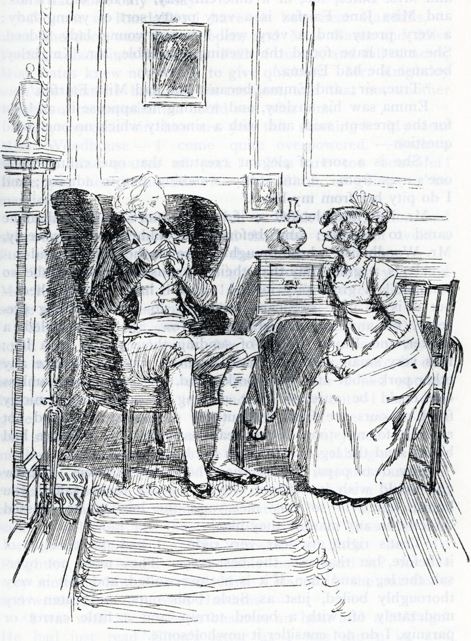 Miss Bates by Hugh Thomson