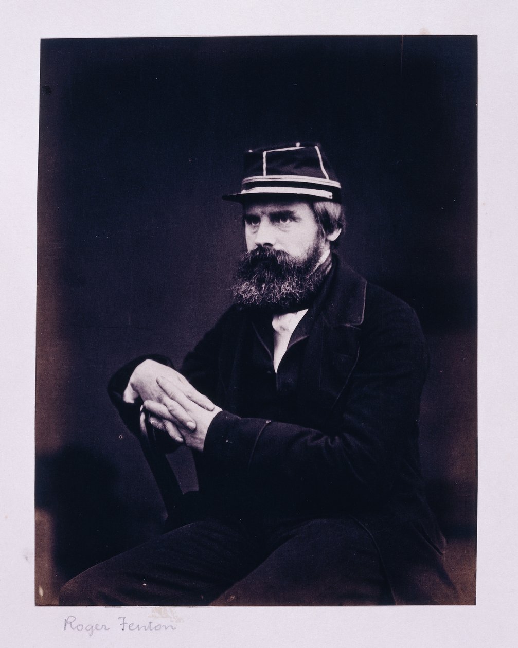 Portrait of Roger Fenton by Hugh Welch Diamond