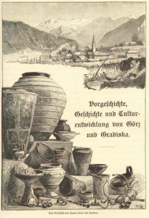 Grave from St. Lucia with Findings by Hugo Charlemont