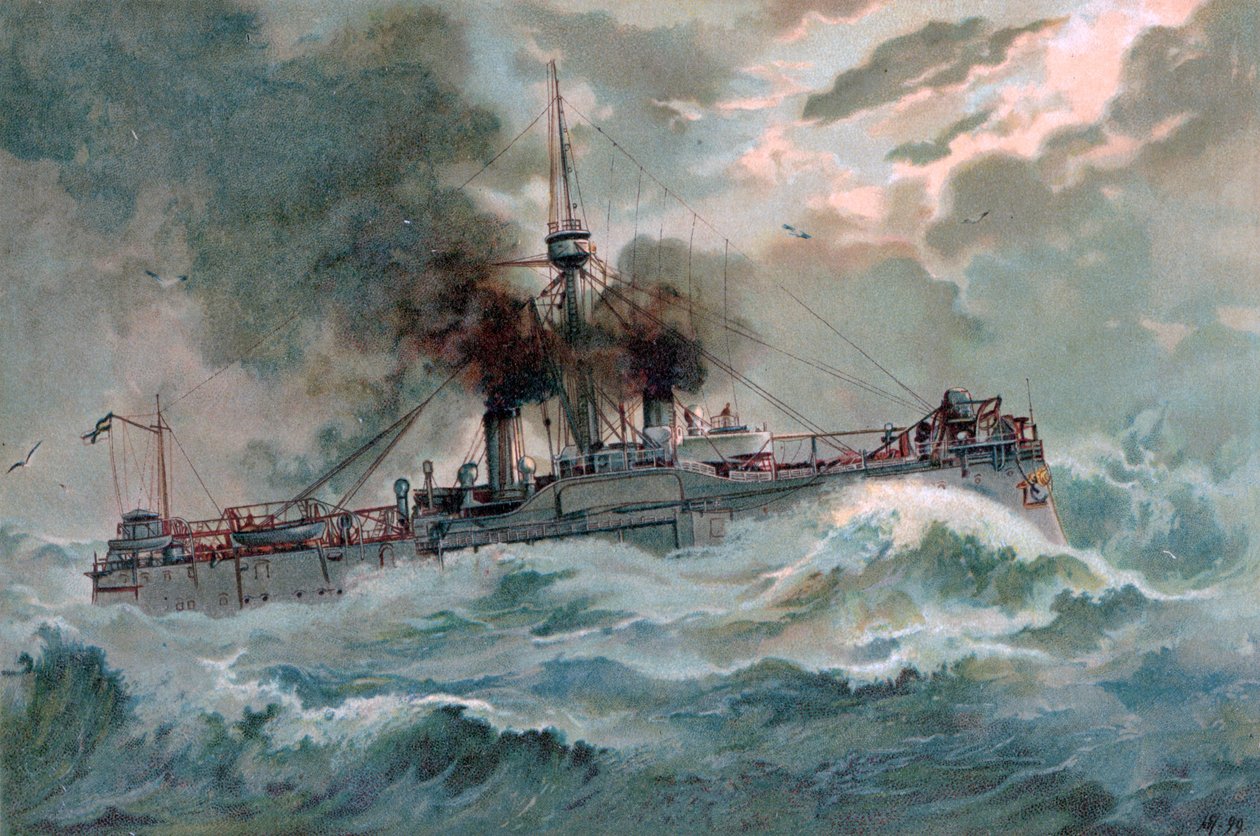 S.M. Battleship Oldenburg by Hugo Graf