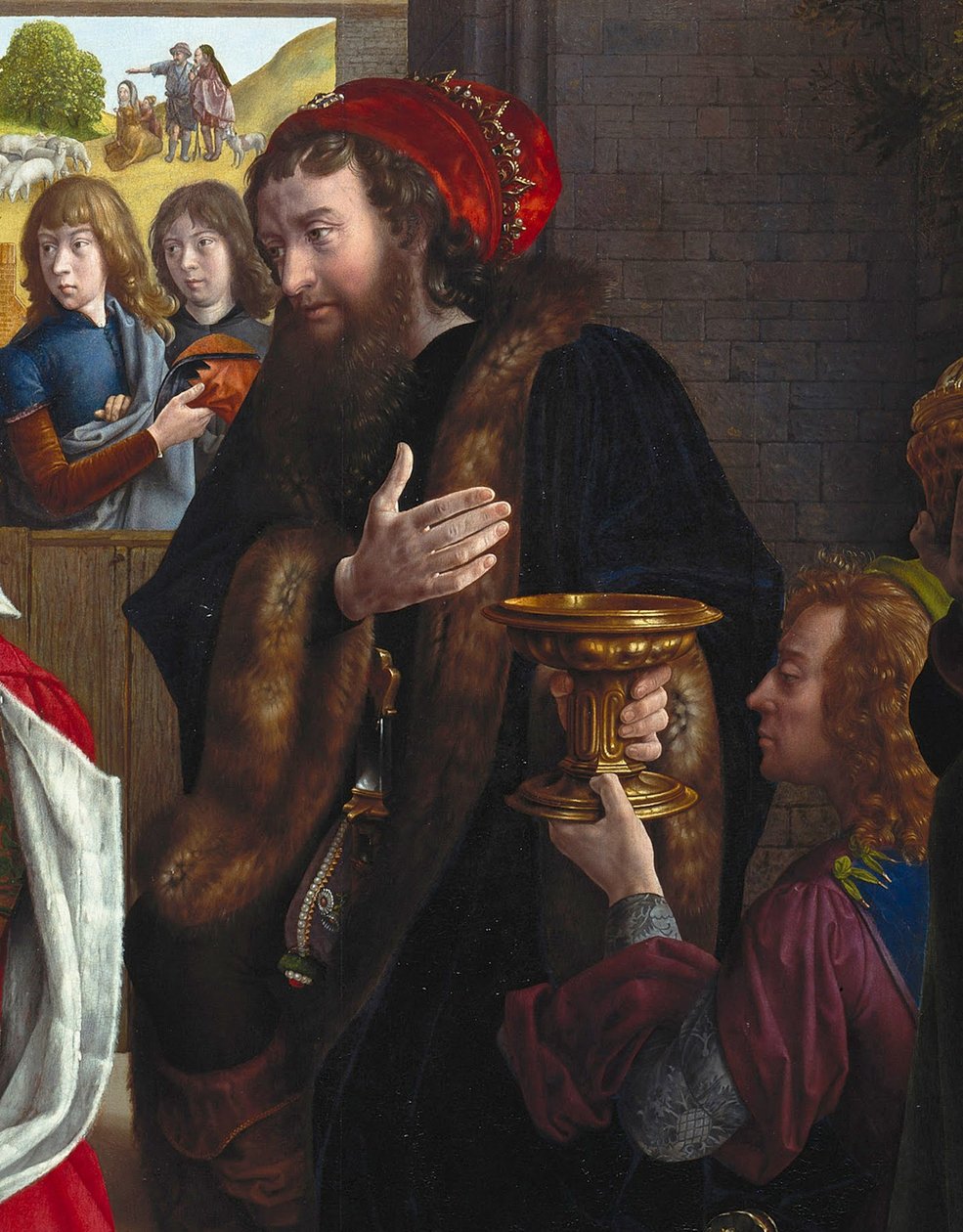The Adoration of the Kings (Monforte Altar) by Hugo van der Goes