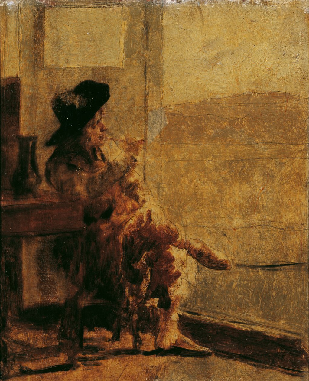 Seated Smoker by Hugo Charlemont