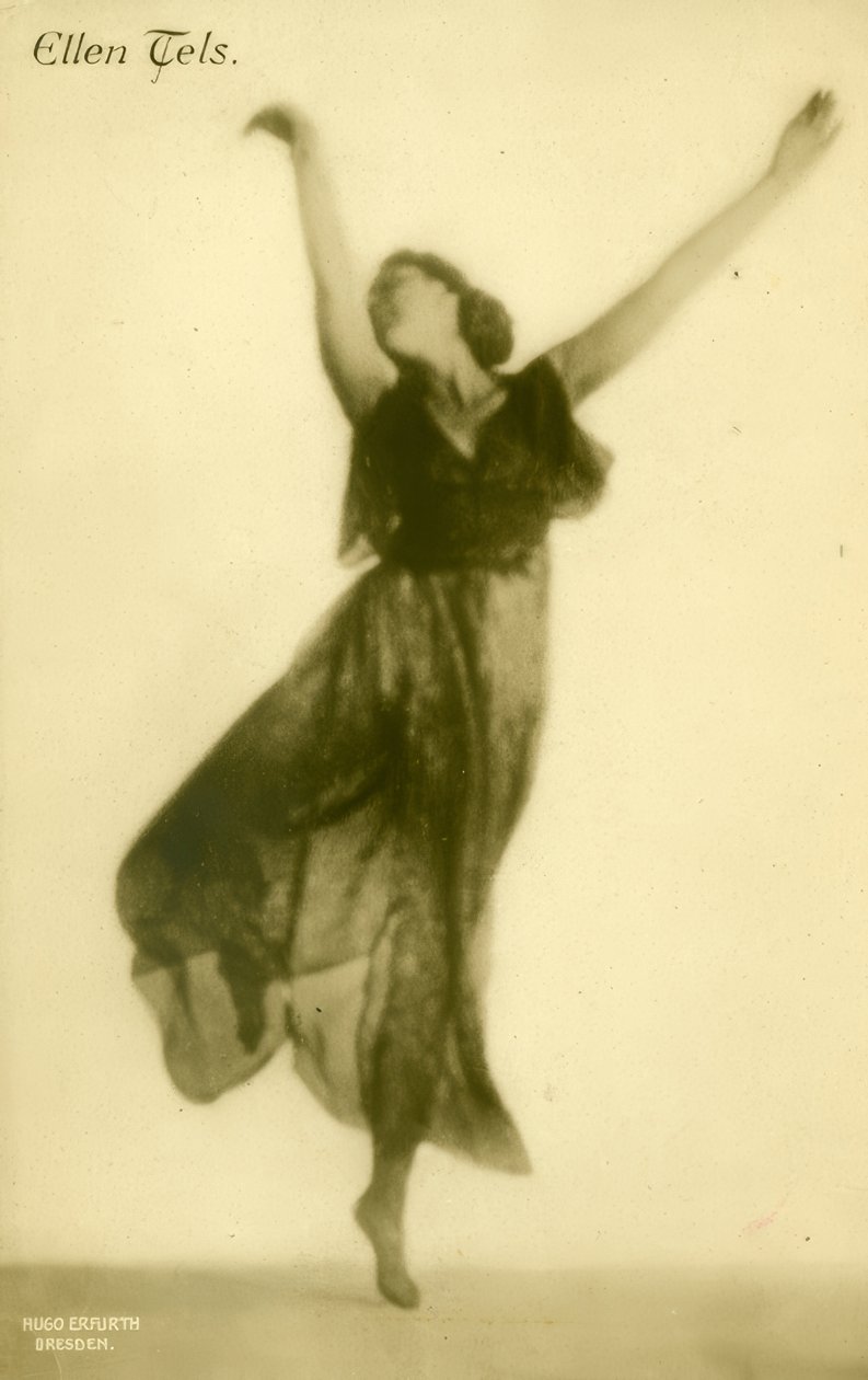 Ellen Tels / Photo Postcard by Hugo Erfurth