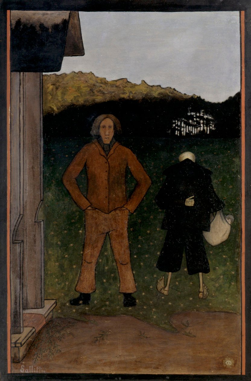 Death and the Peasant, 1896 by Hugo Simberg