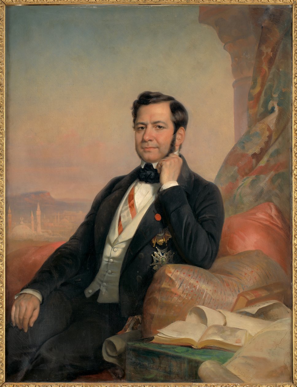Portrait of Ferdinand de Lesseps by Hugues Foureau