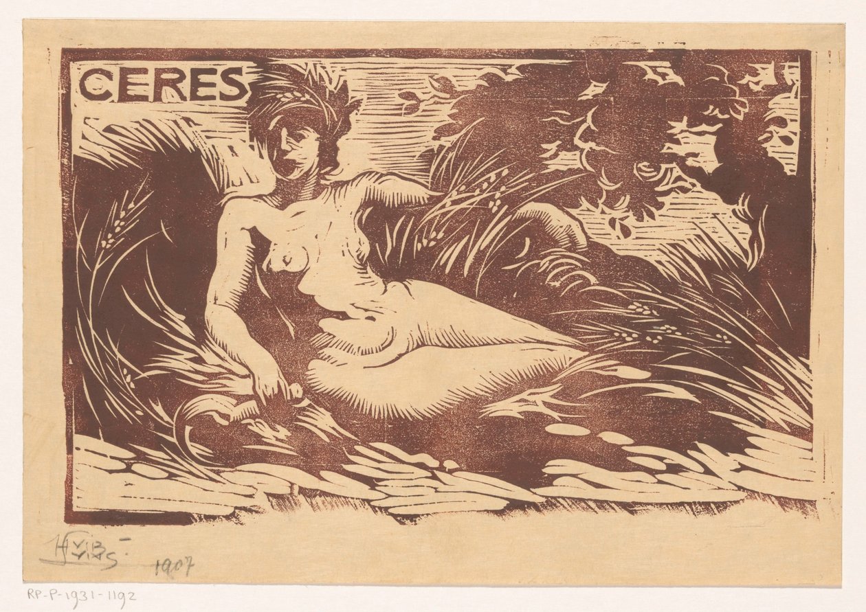 Ceres by Huib Luns (signed by artist)