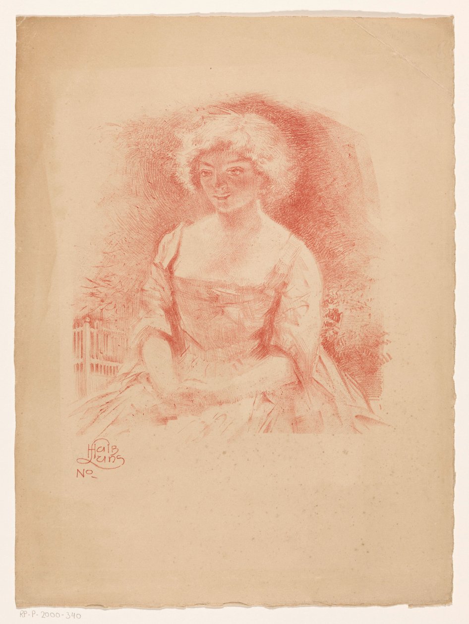 Seated Girl by Huib Luns
