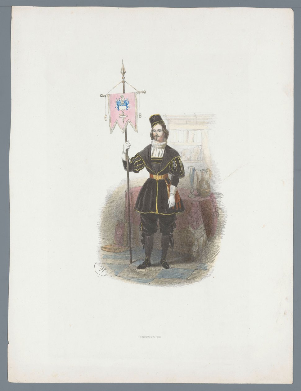 Man in Historical Costume by Huib van Hove Bz