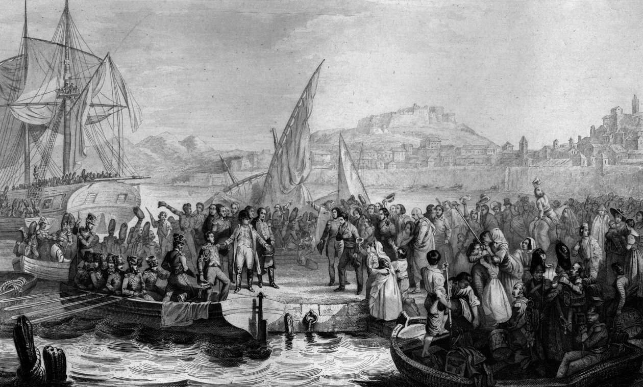 Napoleon I in Portoferriao by Huot Huot