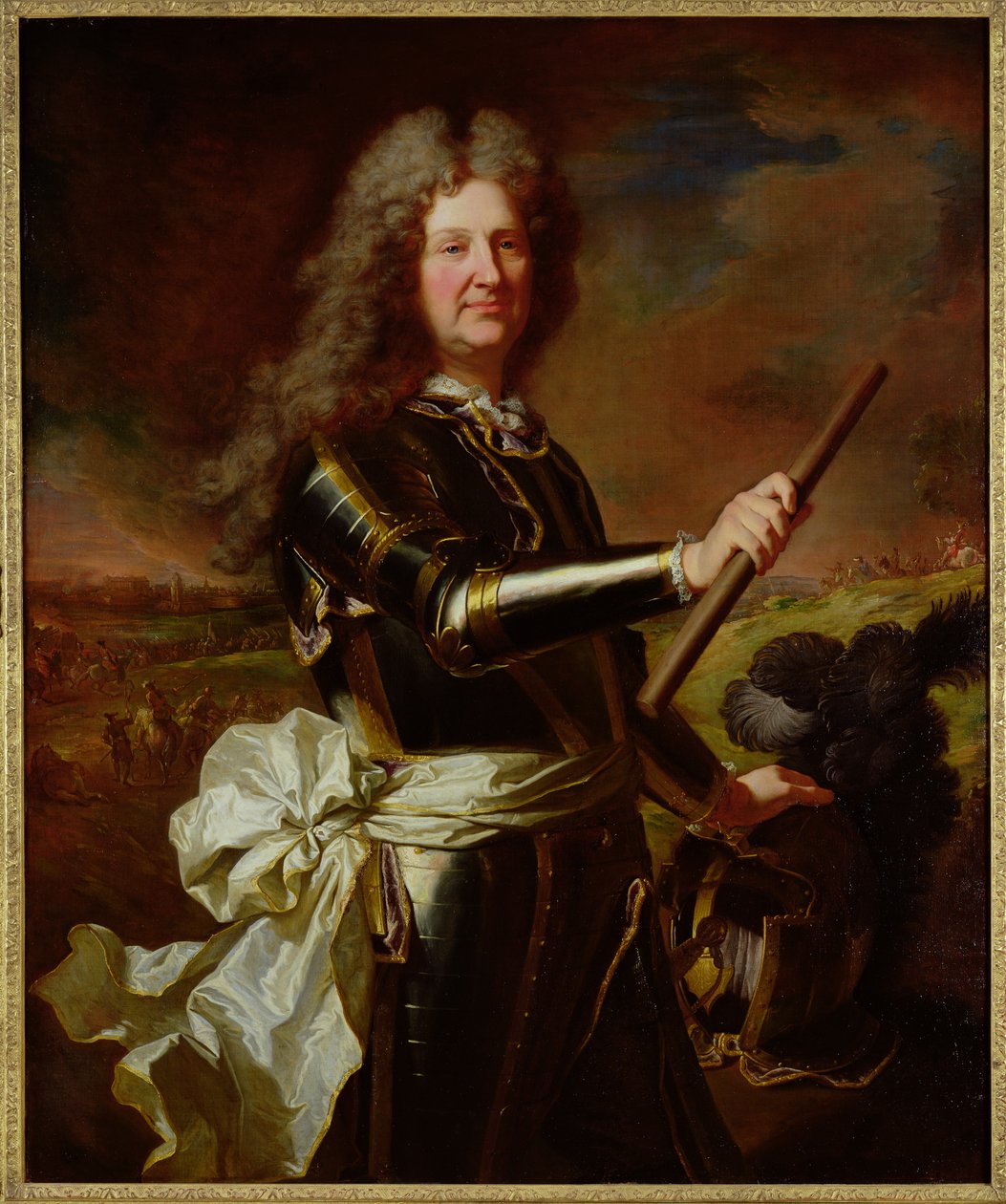 Portrait of Charles-Auguste de Matignon, Comte de Gace, Marechal de France (1647-1724), 1691 by Hyacinthe Francois Rigaud