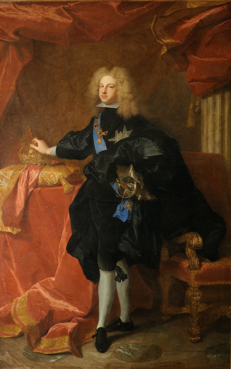 Philip V, King of Spain (1683-1746) by Hyacinthe Francois Rigaud