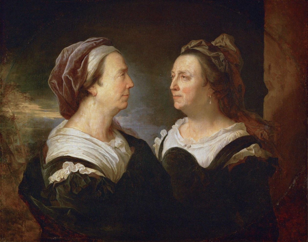 Mme. Rigaud, in two different attitudes by Hyacinthe Francois Rigaud