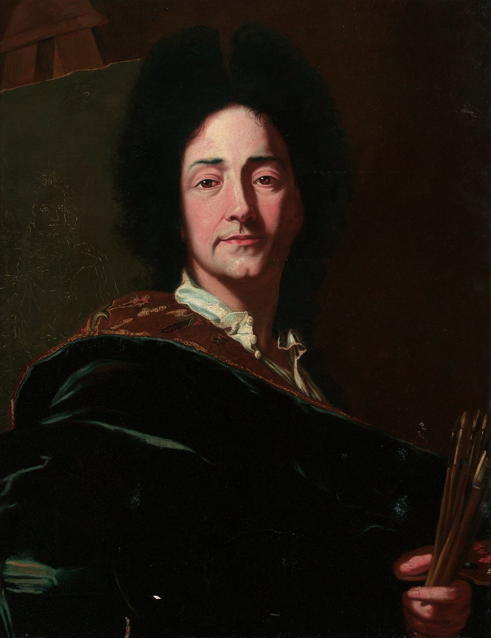Portrait of the Artist by Hyacinthe Francois Rigaud