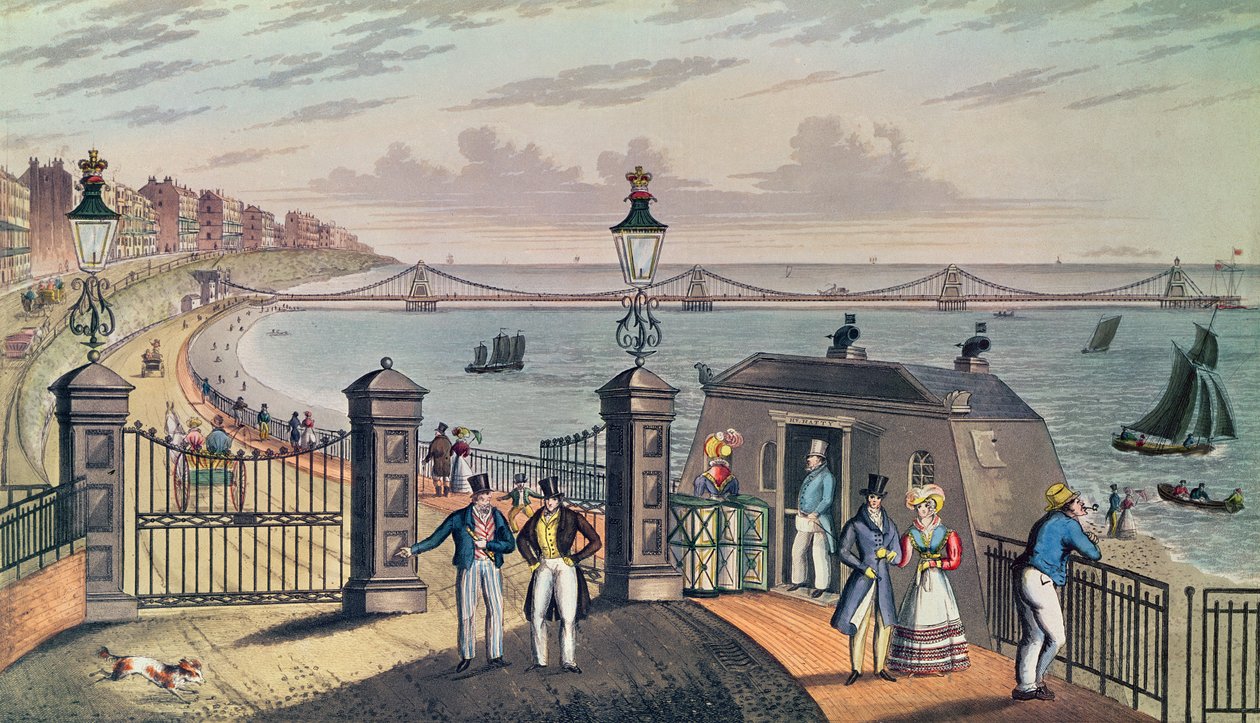 The Chain Pier on the Front at Brighton, Designed and Erected by Captain S. Brown R.N. in 1823, Engraved and Published by the Artist by Ian Bruce