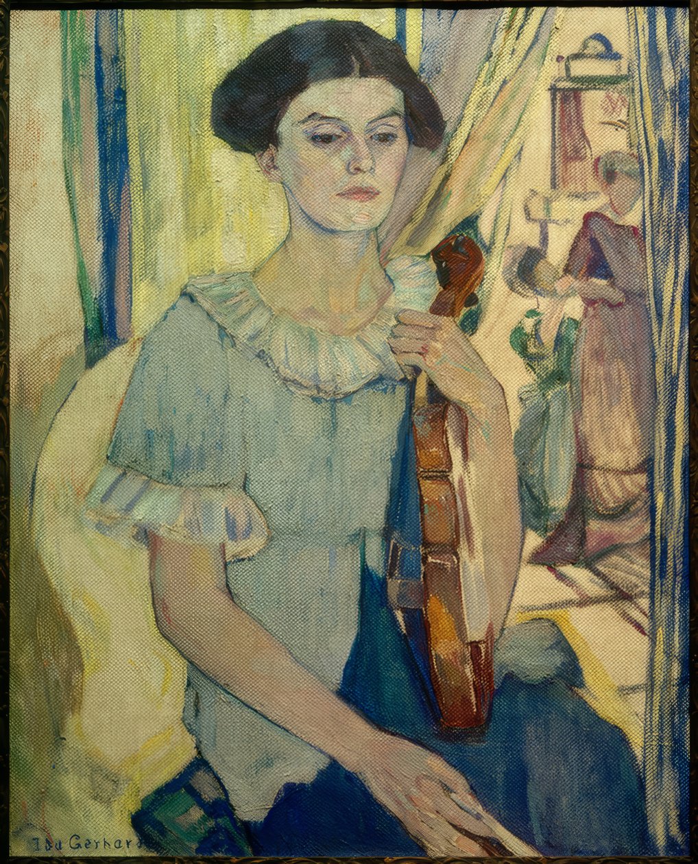 Violinist (Elli Bößneck) by Ida Gerhardi