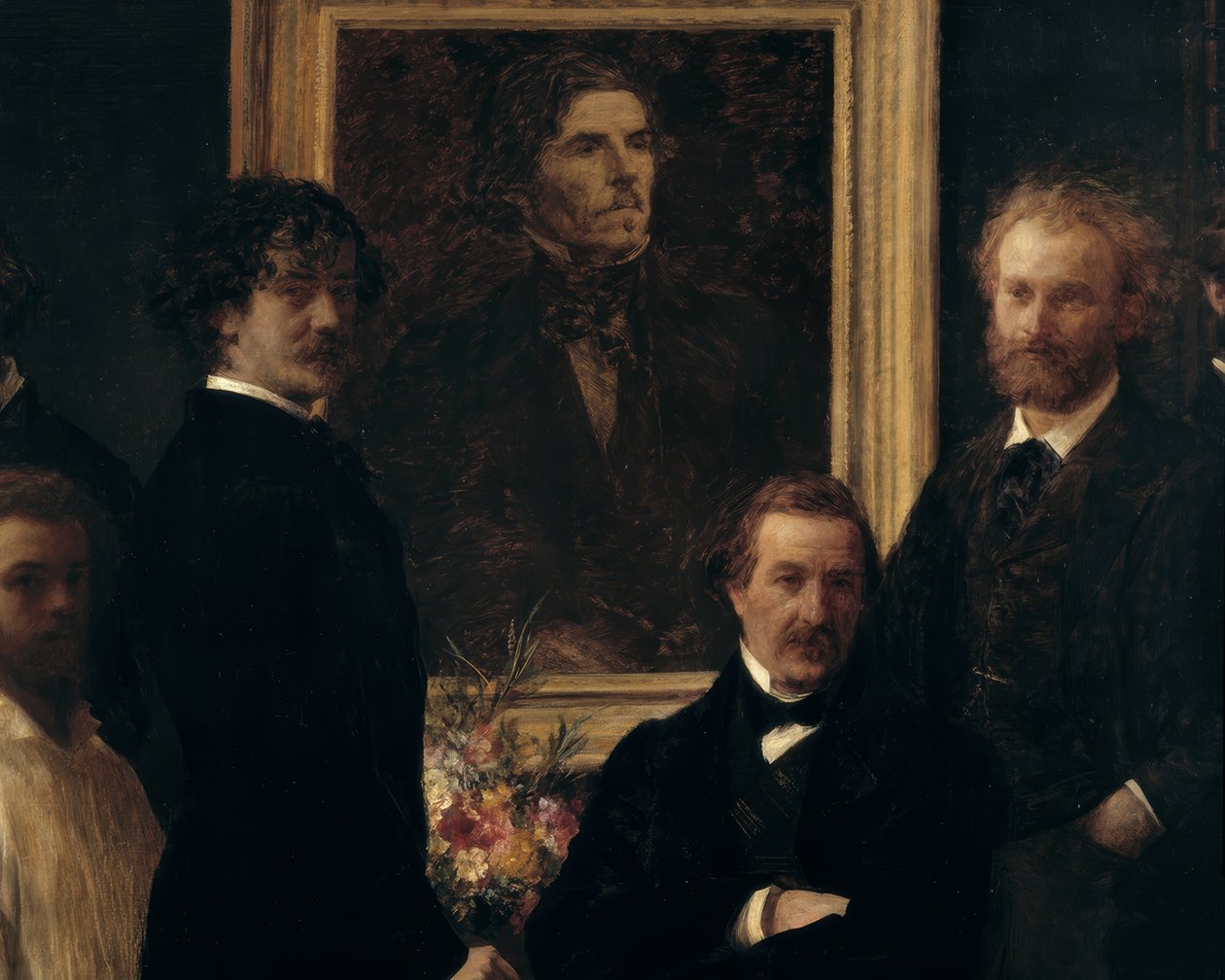 Homage to Delacroix by Ignace Henri Jean Fantin Latour