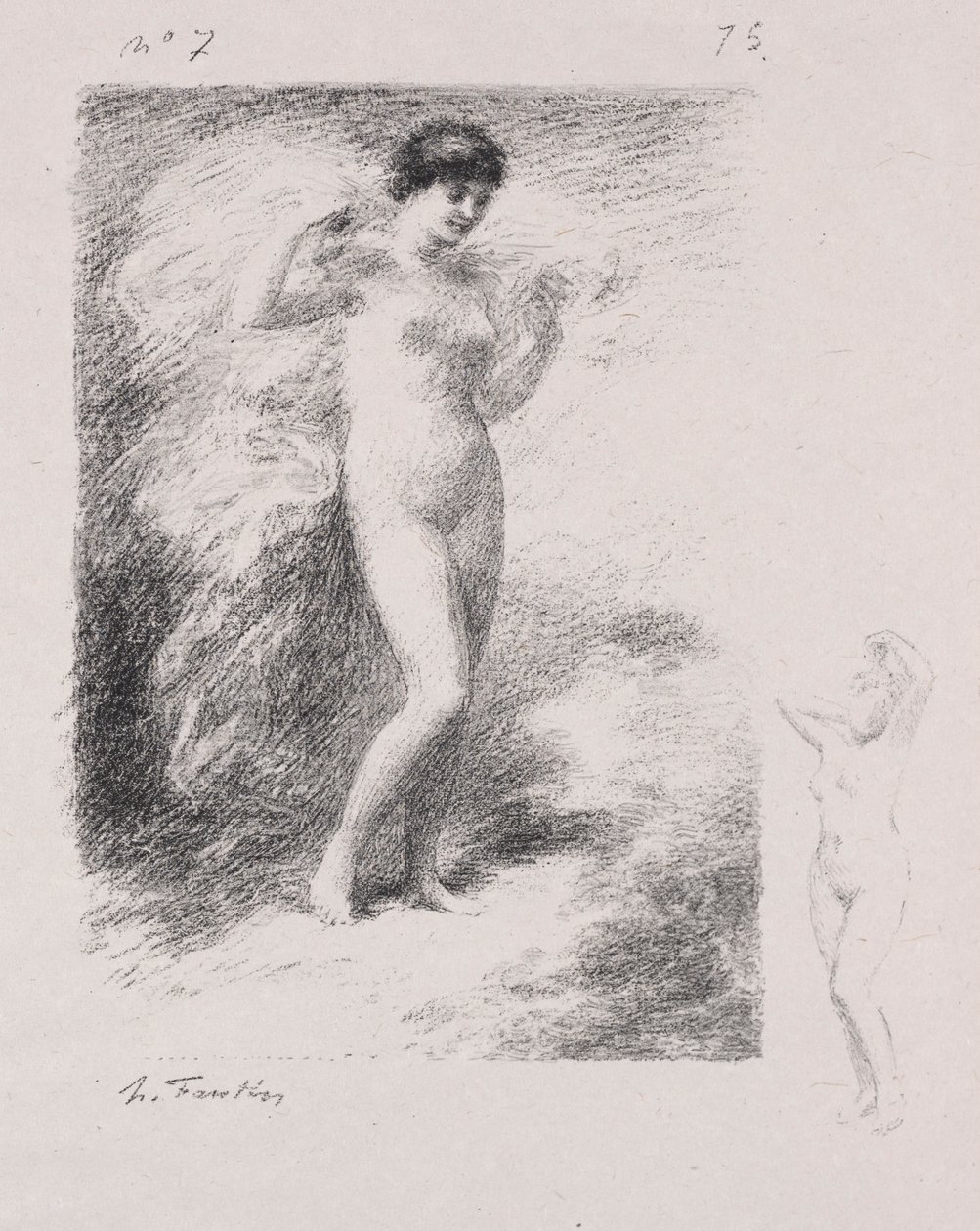 Néère by Ignace Henri Jean Fantin Latour