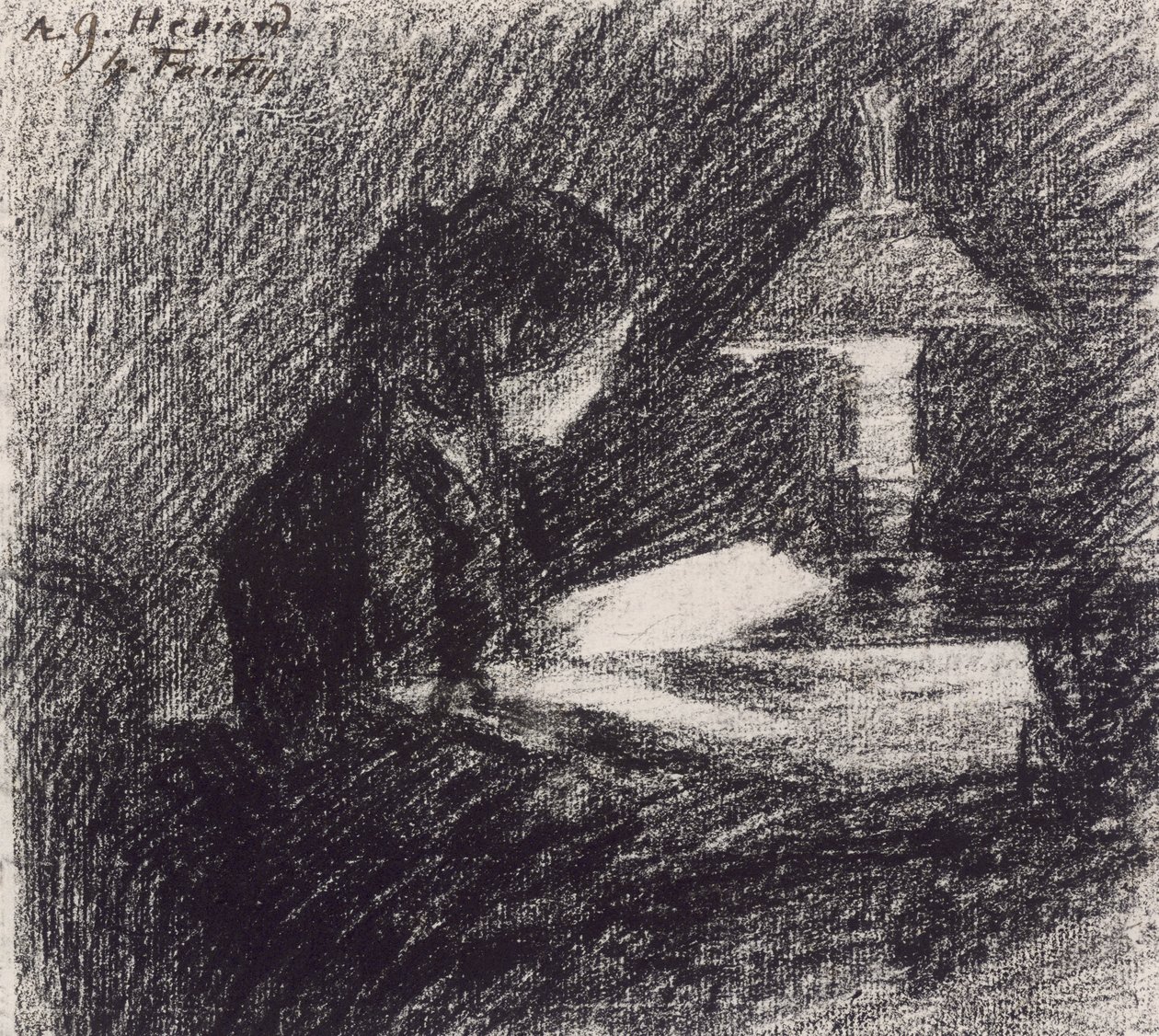 Reading by Ignace Henri Jean Fantin Latour