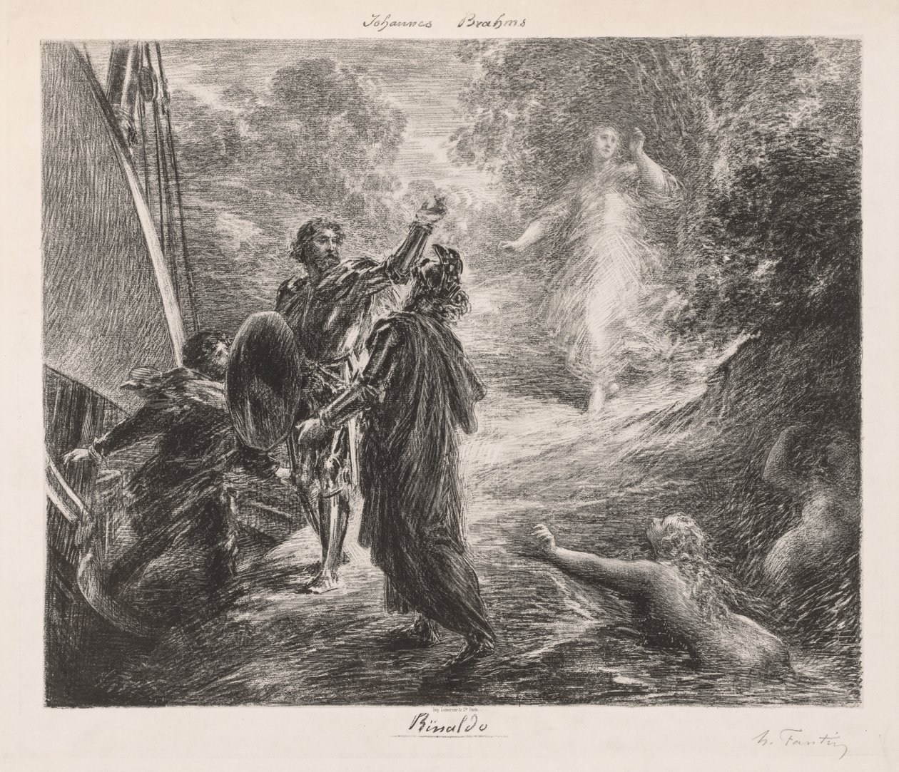 Rinaldo by Ignace Henri Jean Fantin Latour