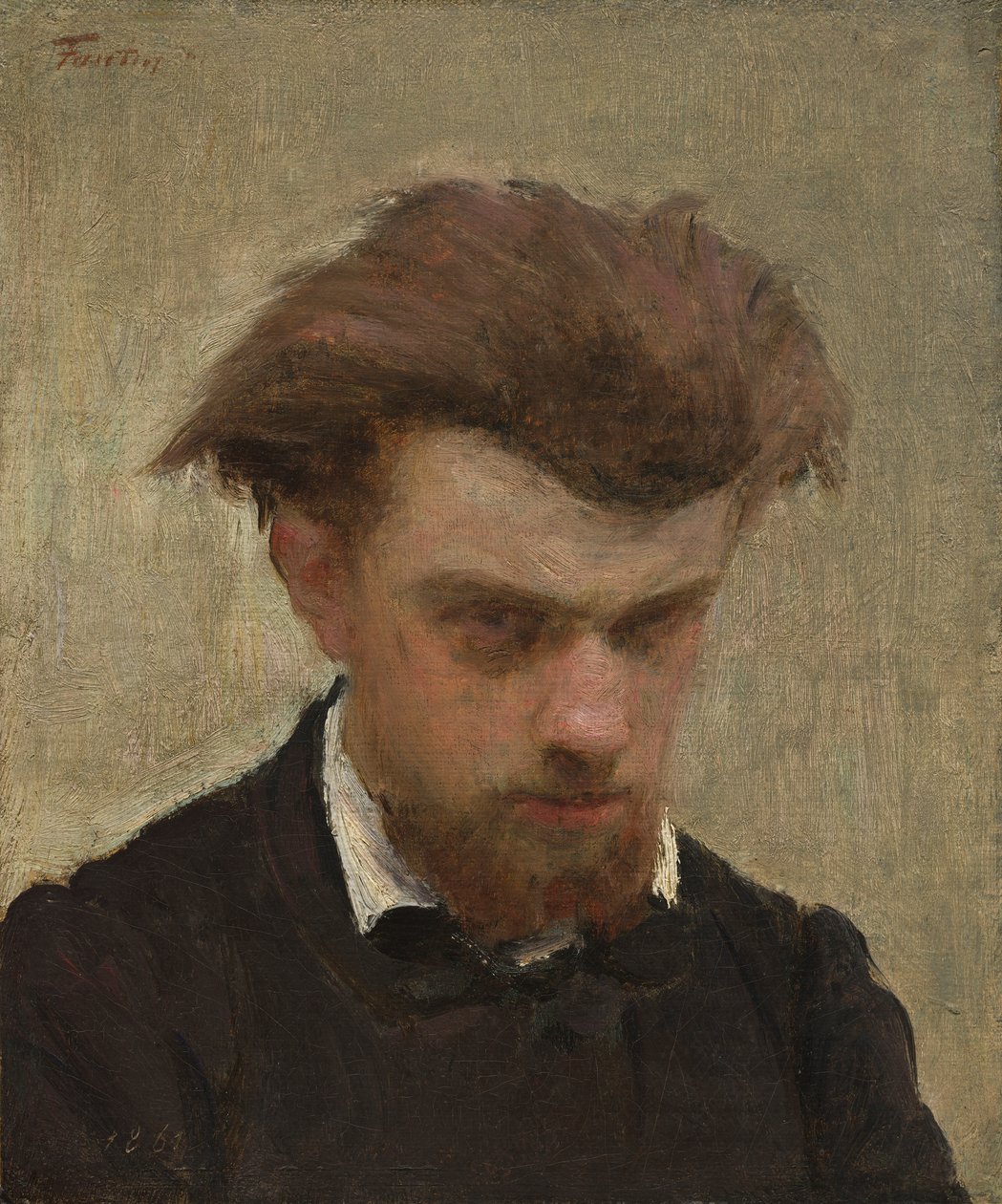 Self-Portrait by Ignace Henri Jean Fantin Latour