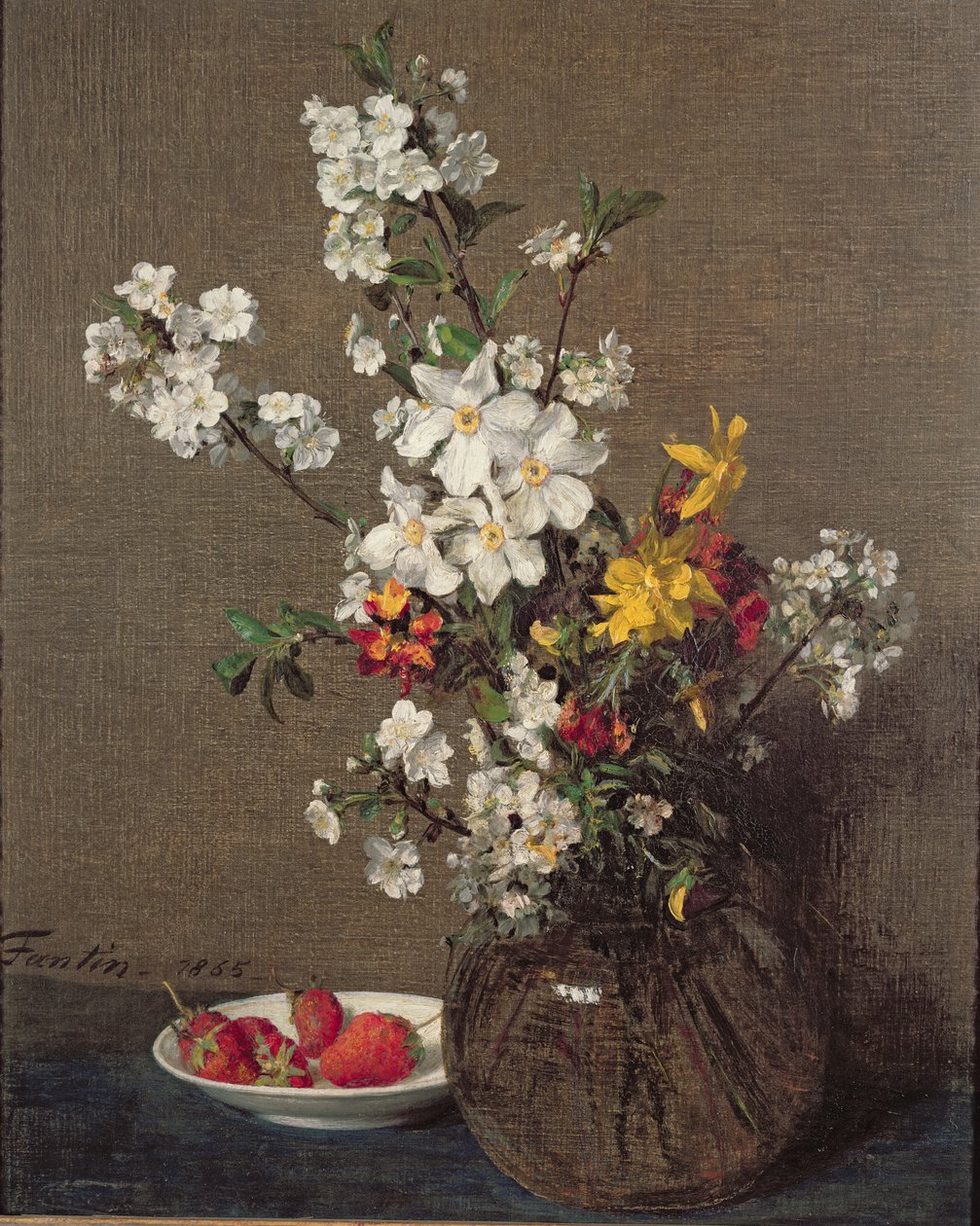 Spring Bouquet, 1865 by Ignace Henri Jean Fantin Latour